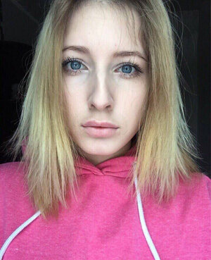 Immature Ukrainian woman doesn't hesitate to take pics even with sperm on naked breasts