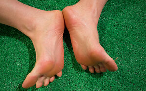 Sinful babes are happy to initiate hot lesbian foot licking session