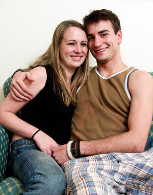 Girl and besides her boyfriend strip and besides make love for the camera till external cumshot