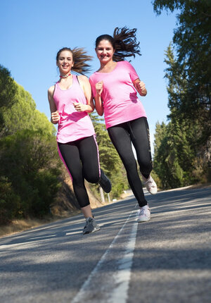Lesbo friends are caught posing without clothes while changing after the jog