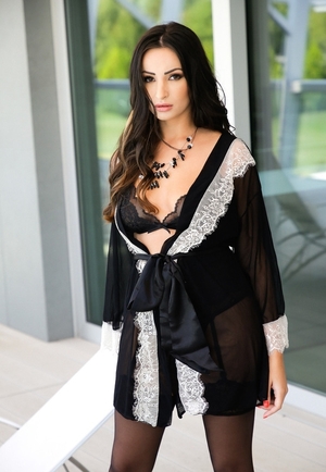 Black-haired goddess and moreover her man diversify sex with elements of foot fetish