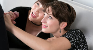 Bi pornography chapter showing a ton of sloppy sucking and also teasing