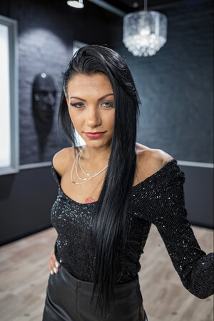 She is every single time in the company of wealthy, powerful, BLACK dudes