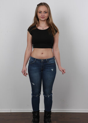 She time and again dons primarily pastel colored clothes but not today