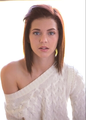 Short hair cutie pie is quite sweet & ready to get you off