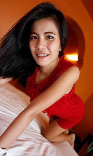 Wan is a attractive Asian girl who looks perfect in really any underwear