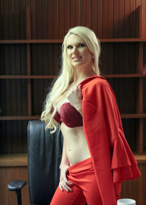 Blonde Mom i`d like to fuck Sydny Davis strips and furthermore gets dicked from behind by Filthy Rich