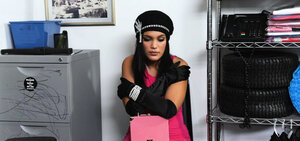 Alina Belle shows her love bubbles and additionally rides JMac's love pole