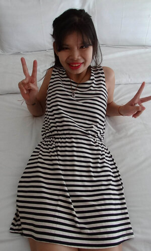 Tight and furthermore tiny girl from Asia gets her butthole blasted