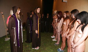 Little bra buddies lesbians with sexy butts having fun outdoors