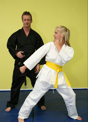 Blonde  gets her impeccable body exposed and plus then used on cam