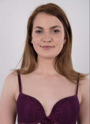 She has a signature boring office style that makes her sexy