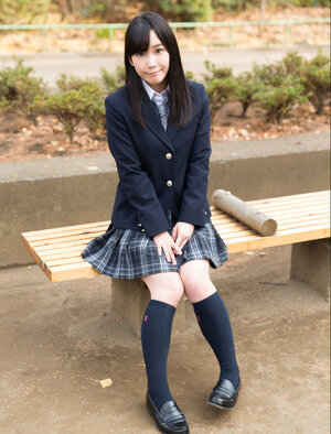 Oriental teenage feels like taking off her panties in the library