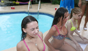 Excited lesbians have a wild outdoor orgy