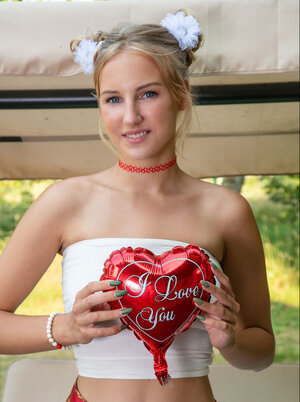 Blondes, Habillé, Dehors