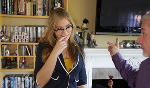 Blondes, Habillé, Lunettes, Jeunettes
